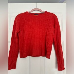 Beauty cashmere warm burnt orange sweater